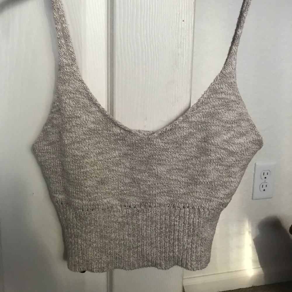 Sweater crop top